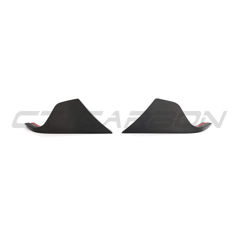 TOYOTA SUPRA 2019+ A90 CARBON FIBRE REAR BUMPER CORNERS