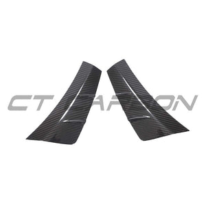 MERCEDES C-CLASS & C43 2019-2021 CARBON FIBRE FRONT BUMPER VENT TRIMS