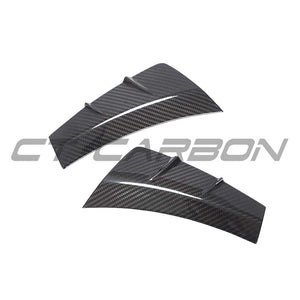 MERCEDES C-CLASS & C43 2019-2021 CARBON FIBRE FRONT BUMPER VENT TRIMS