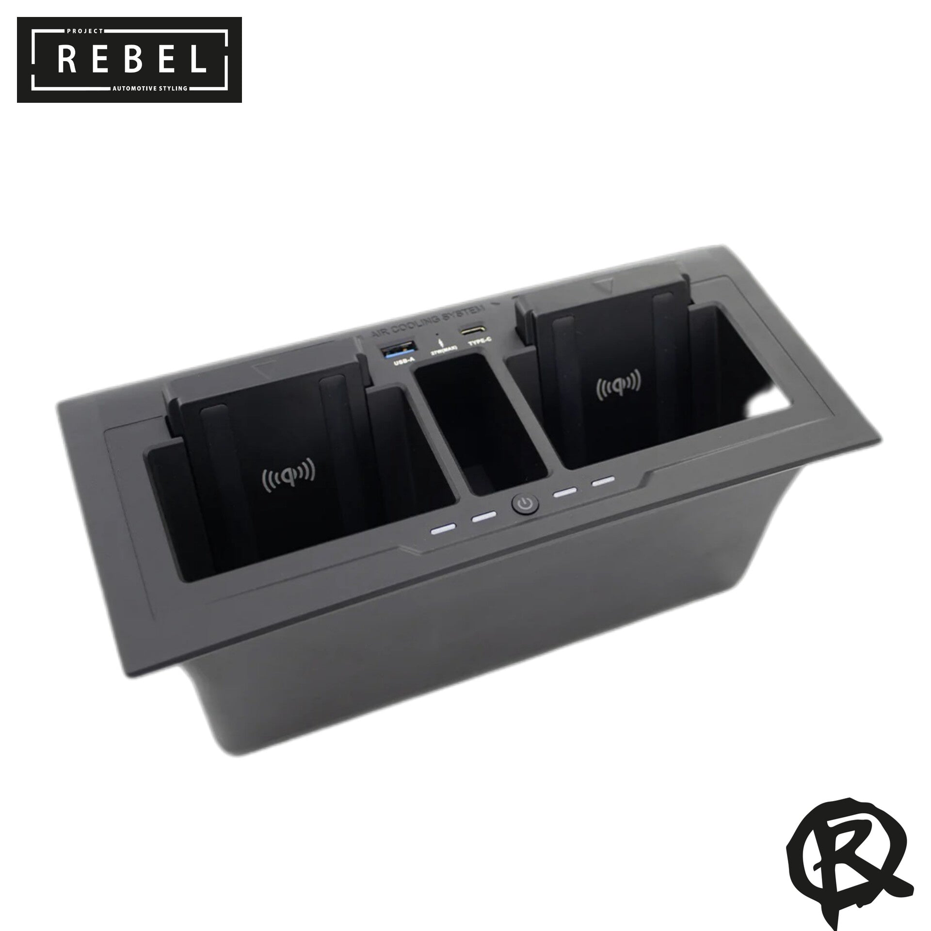 Defender L663 Centre Console Twin Wireless Charging Dock