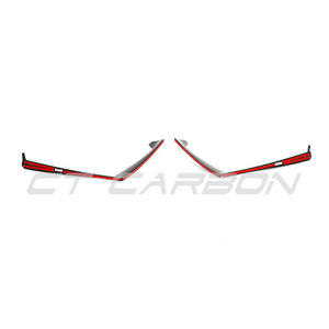 LAMBORGHINI HURACAN LP-610 CARBON FIBRE FRONT BUMPER TRIM - CT DESIGN