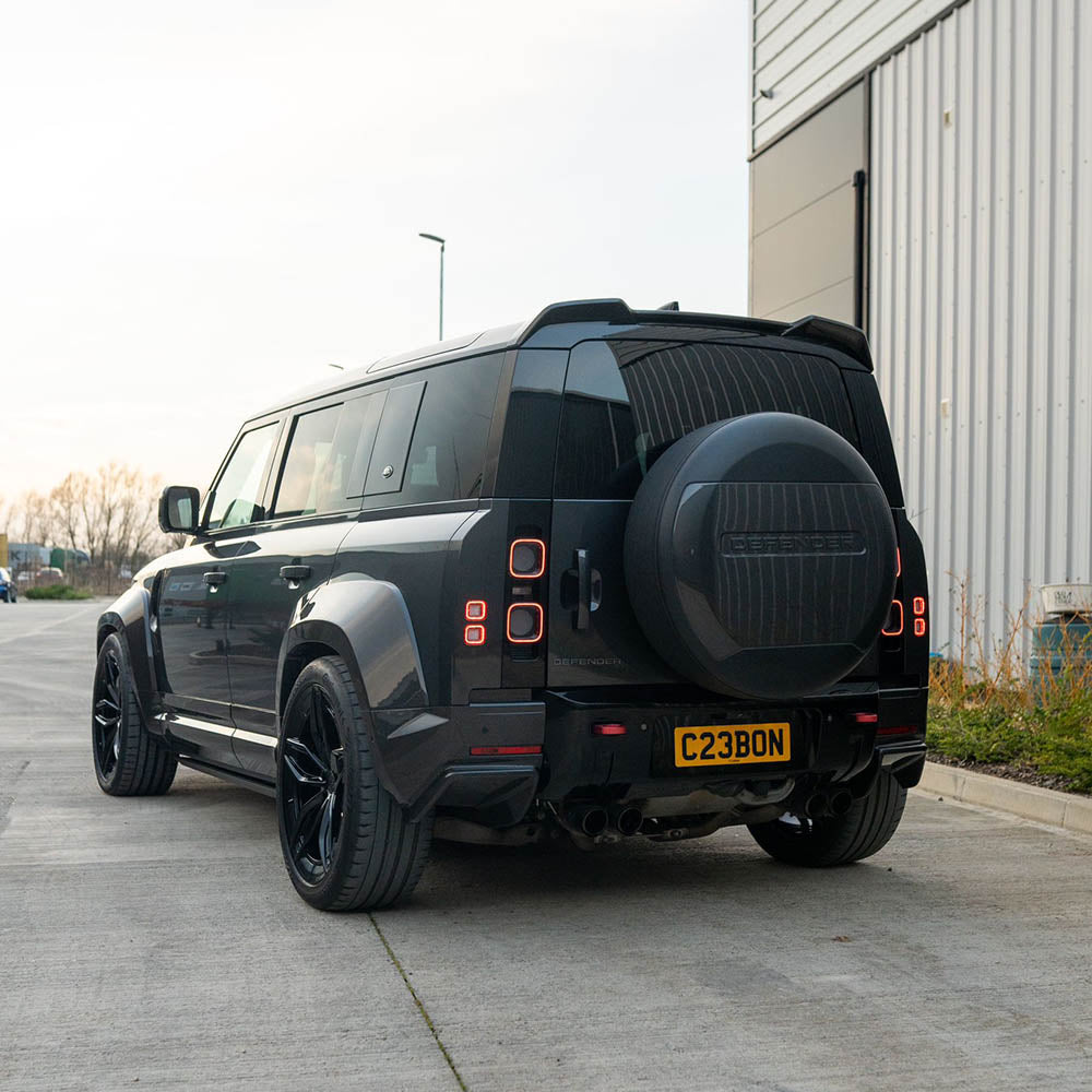 LAND ROVER DEFENDER L663 110 FULL CARBON FIBRE WIDE ARCH KIT - CT DESIGN-Kit-CT CARBON-CT Carbon - High-quality carbon fiber and gloss black aerodynamic parts for premium sports and luxury vehicles.