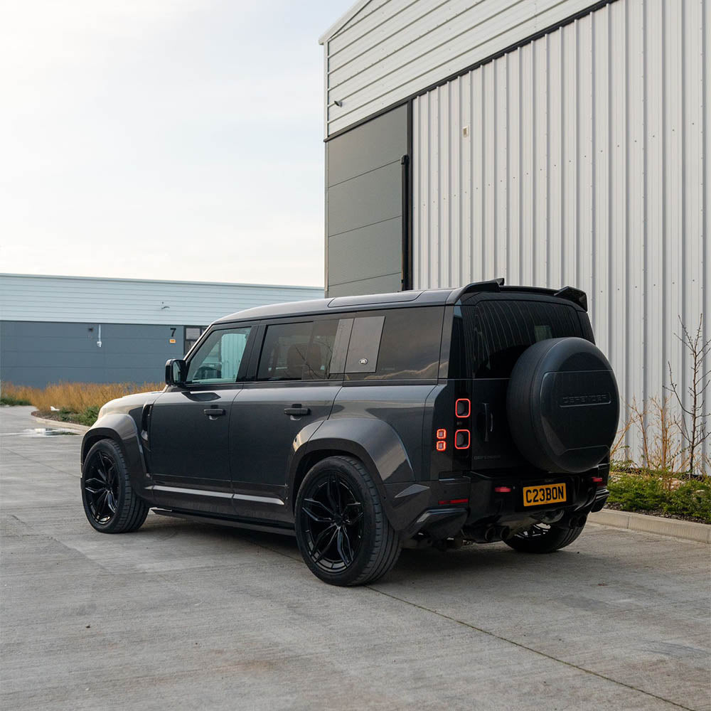 LAND ROVER DEFENDER L663 110 FULL CARBON FIBRE WIDE ARCH KIT - CT DESIGN-Kit-CT CARBON-CT Carbon - High-quality carbon fiber and gloss black aerodynamic parts for premium sports and luxury vehicles.