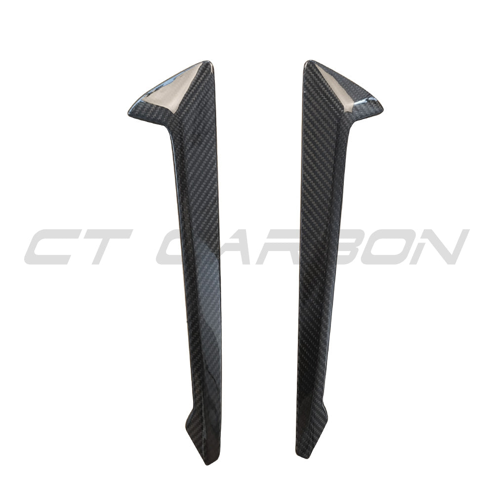 BMW G05 X5 2019-2023 CARBON FIBRE FENDER TRIM ADD ON-Accessories-CT CARBON-CT Carbon - High-quality carbon fiber and gloss black aerodynamic parts for premium sports and luxury vehicles.
