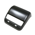 TESLA MODEL 3 & Y 2017-2023 CARBON FIBRE DOOR REAR AC TRIM COVER-Accessories-CT CARBON-CT Carbon - High-quality carbon fiber and gloss black aerodynamic parts for premium sports and luxury vehicles.