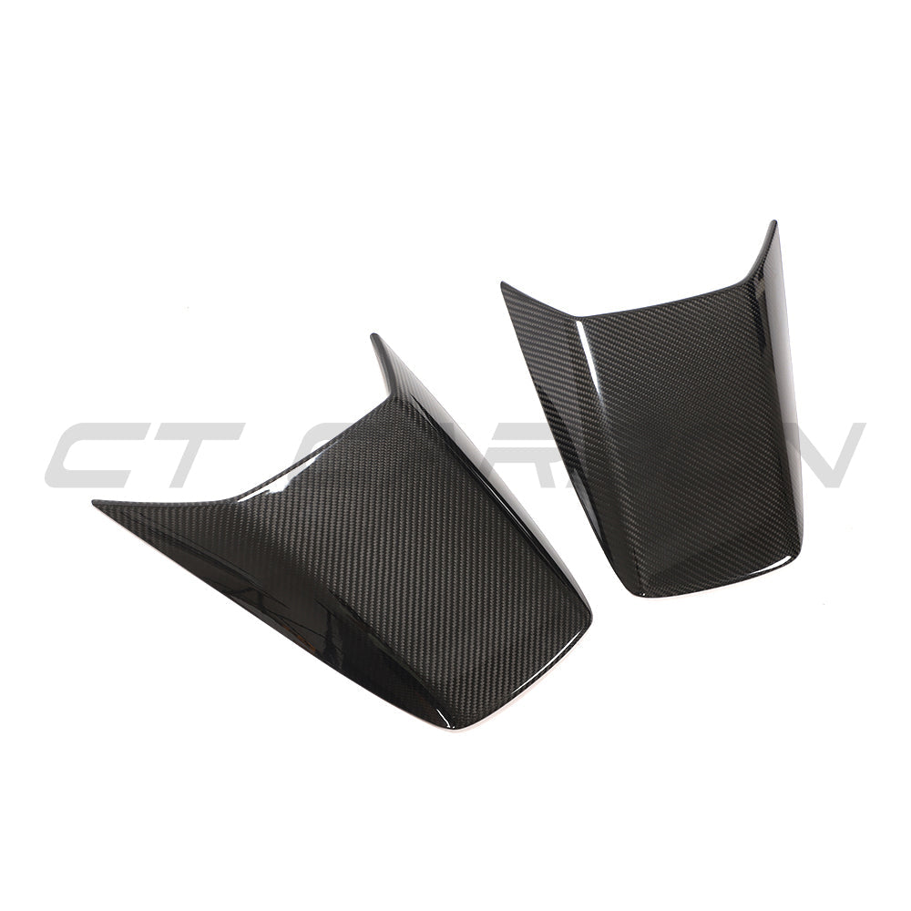 PORSCHE 911 991.2 GT3 2017-2021 CARBON FIBRE REAR SCOOP COVERS-Accessories-CT CARBON-CT Carbon - High-quality carbon fiber and gloss black aerodynamic parts for premium sports and luxury vehicles.