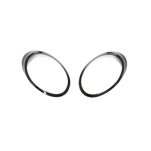 PORSCHE 991 911 2012-2021 CARBON FIBRE HEADLIGHT EYEBROWS-Accessories-CT CARBON-CT Carbon - High-quality carbon fiber and gloss black aerodynamic parts for premium sports and luxury vehicles.