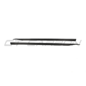 BMW 5 SERIES G60/G61 2024+ CARBON FIBRE SIDE SKIRTS-Side Skirts-CT CARBON-CT Carbon - High-quality carbon fiber and gloss black aerodynamic parts for premium sports and luxury vehicles.