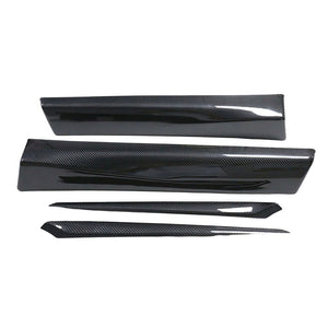 TESLA MODEL 3 2023+ CARBON FIBRE INTERIOR DOOR PANEL TRIM ADD ON-Accessories-CT CARBON-CT Carbon - High-quality carbon fiber and gloss black aerodynamic parts for premium sports and luxury vehicles.