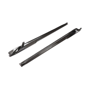 PORSCHE 911 991.2 GTS 2017-2019 CARBON FIBRE SIDE SKIRT EXTENSIONS-Side Skirts-CT CARBON-CT Carbon - High-quality carbon fiber and gloss black aerodynamic parts for premium sports and luxury vehicles.