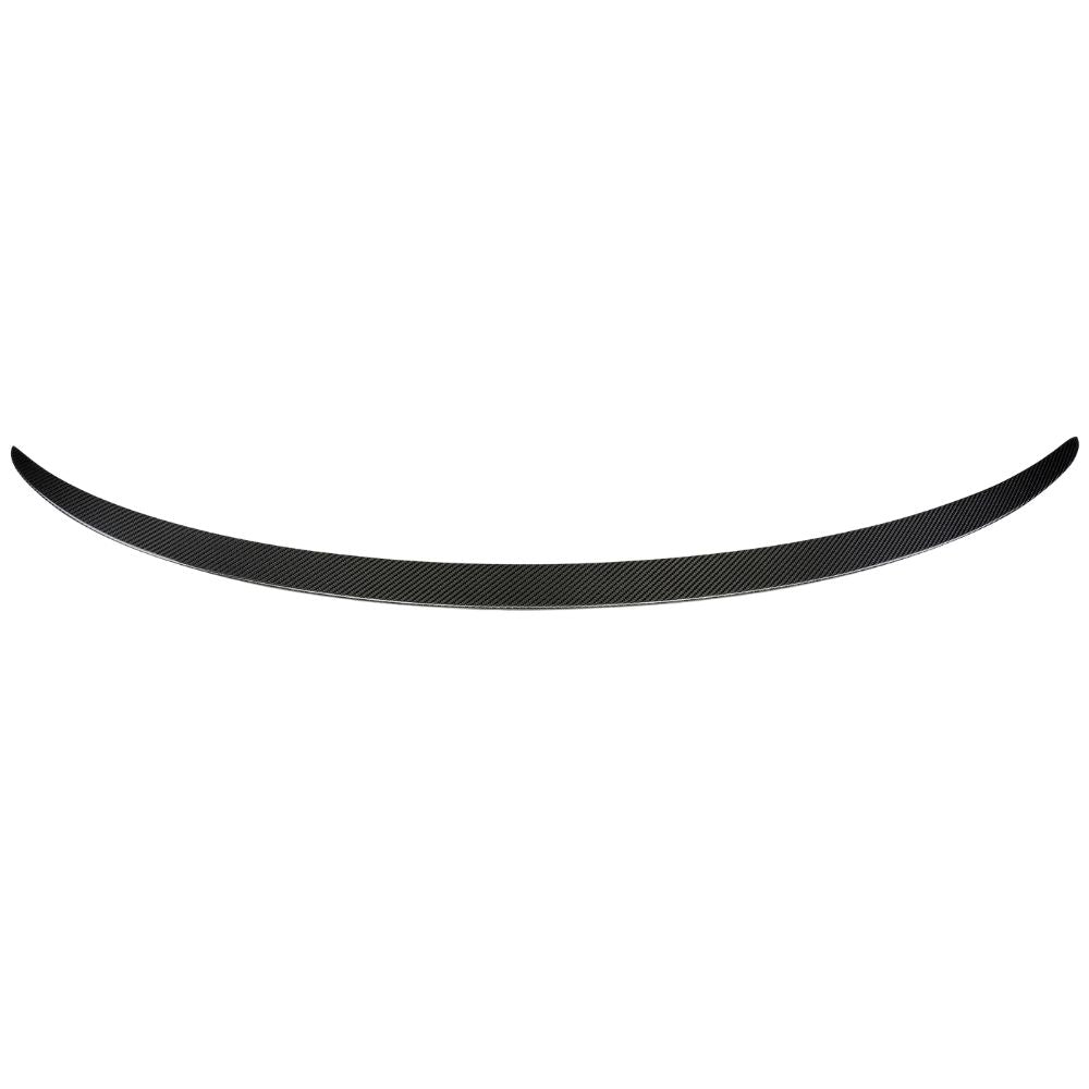 TESLA MODEL 3 2017-2023 CARBON FIBRE SPOILER - V1-Spoiler-CT CARBON-CT Carbon - High-quality carbon fiber and gloss black aerodynamic parts for premium sports and luxury vehicles.