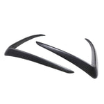 TESLA MODEL 3 2017-2023 MATTE CARBON FIBRE FRONT BUMPER CANARDS-Accessories-CT CARBON-CT Carbon - High-quality carbon fiber and gloss black aerodynamic parts for premium sports and luxury vehicles.