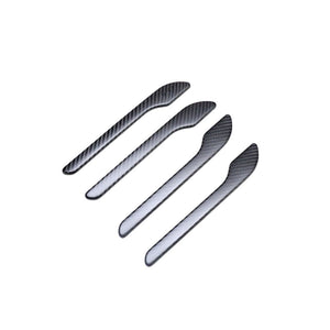 TESLA MODEL 3 & Y 2017+ MATTE CARBON FIBRE HANDLE COVERS-Accessories-CT CARBON-CT Carbon - High-quality carbon fiber and gloss black aerodynamic parts for premium sports and luxury vehicles.