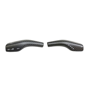 TESLA MODEL 3 & Y 2017+ MATTE CARBON FIBRE STALK COVER-Accessories-CT CARBON-CT Carbon - High-quality carbon fiber and gloss black aerodynamic parts for premium sports and luxury vehicles.