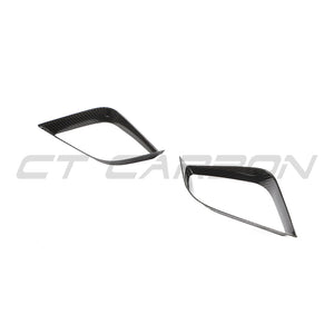 PORSCHE 911 991.2 GTS 2017-2019 CARBON FIBRE BUMPER TRIM-Accessories-CT CARBON-CT Carbon - High-quality carbon fiber and gloss black aerodynamic parts for premium sports and luxury vehicles.