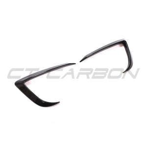 TESLA MODEL 3 2017-2023 CARBON FIBRE FRONT BUMPER CANARDS