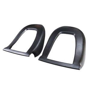 TESLA MODEL 3 2017-2023 MATTE CARBON FIBRE SEAT BACK COVERS-Accessories-CT CARBON-CT Carbon - High-quality carbon fiber and gloss black aerodynamic parts for premium sports and luxury vehicles.