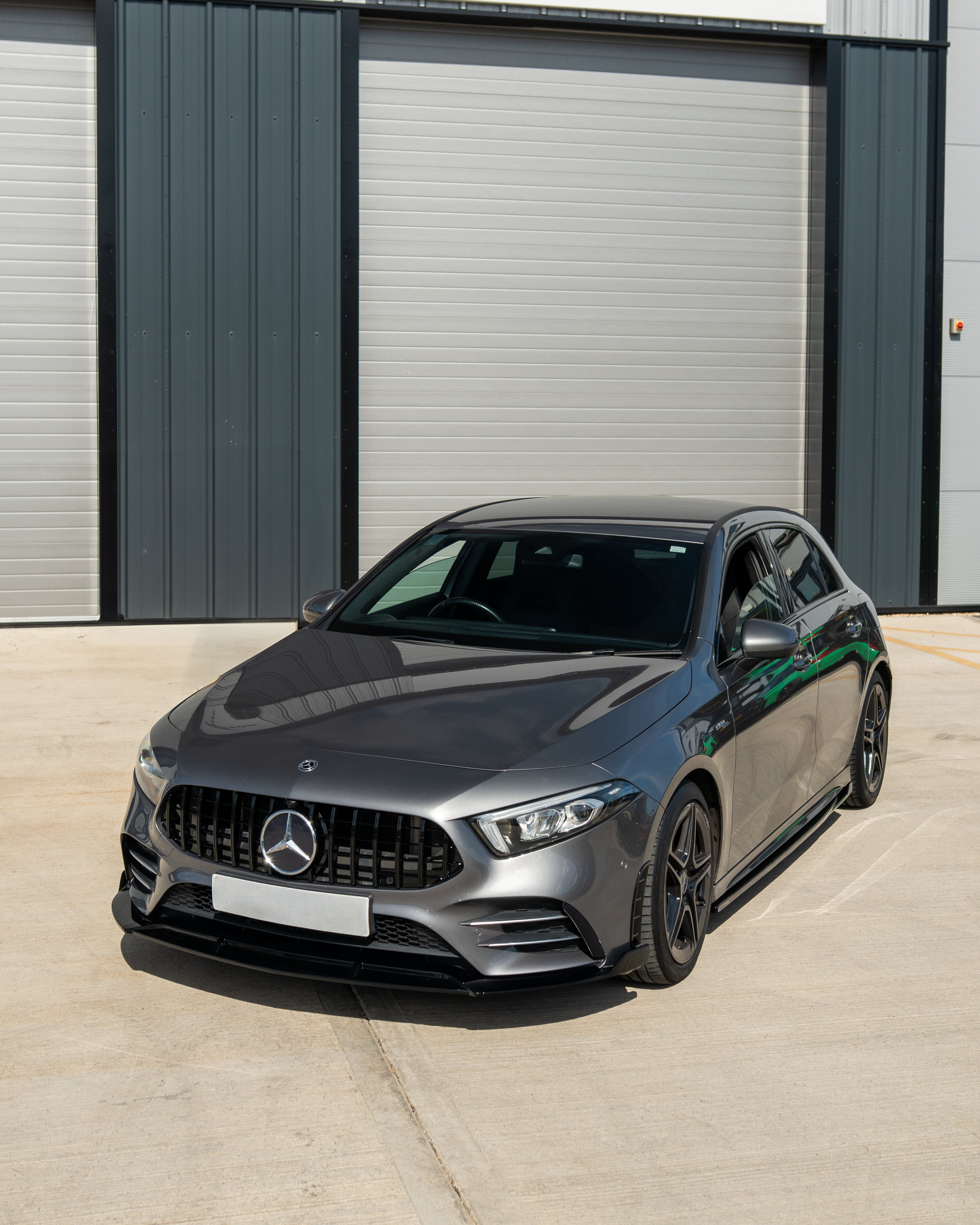 MERCEDES W177/V177 2018-2022 A-CLASS GLOSS BLACK FRONT END PACK - BLAK BY CT