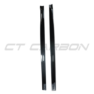 MERCEDES A-CLASS W177 & V177 2018+ GLOSS BLACK SIDE SKIRTS