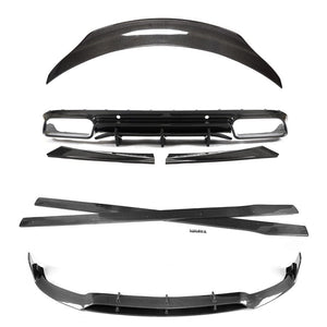 CT CARBON Full Kit MERCEDES C63 W205 CONVERTIBLE FACELIFT FULL CARBON FIBRE KIT - B STYLE