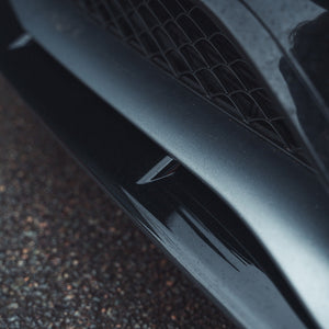 MERCEDES W205 C63 COUPE GLOSS BLACK SPLITTER