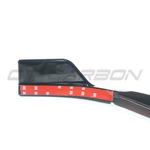 MERCEDES W206 2021+ C-CLASS GLOSS BLACK 3-PIECE SPLITTER