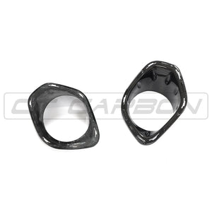 MINI COOPER S / JCW F56 CARBON FIBRE FOG LIGHT COVERS