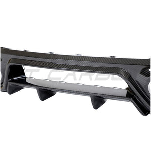 PORSCHE 911 992 TURBO S CARBON FIBRE DIFFUSER - CT DESIGN
