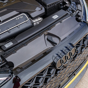 AUDI RS3 8Y 2020+ CARBON FIBRE ENGINE COVER KIT