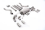 SSXLR125-691 Defender 110 V8 2021+ Milltek Performance Exhaust - Particulate Filter-back - OPF/GPF Back Non-Resonated Valved System (Louder) with Quad GT-90 Polished Trims