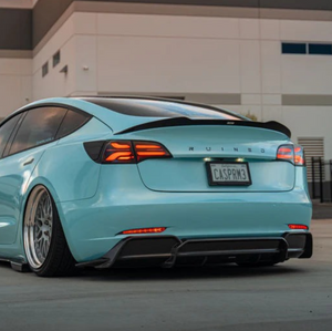 Tesla Model 3 2022+ Aero M4 Style Rear Spoiler - Gloss Black