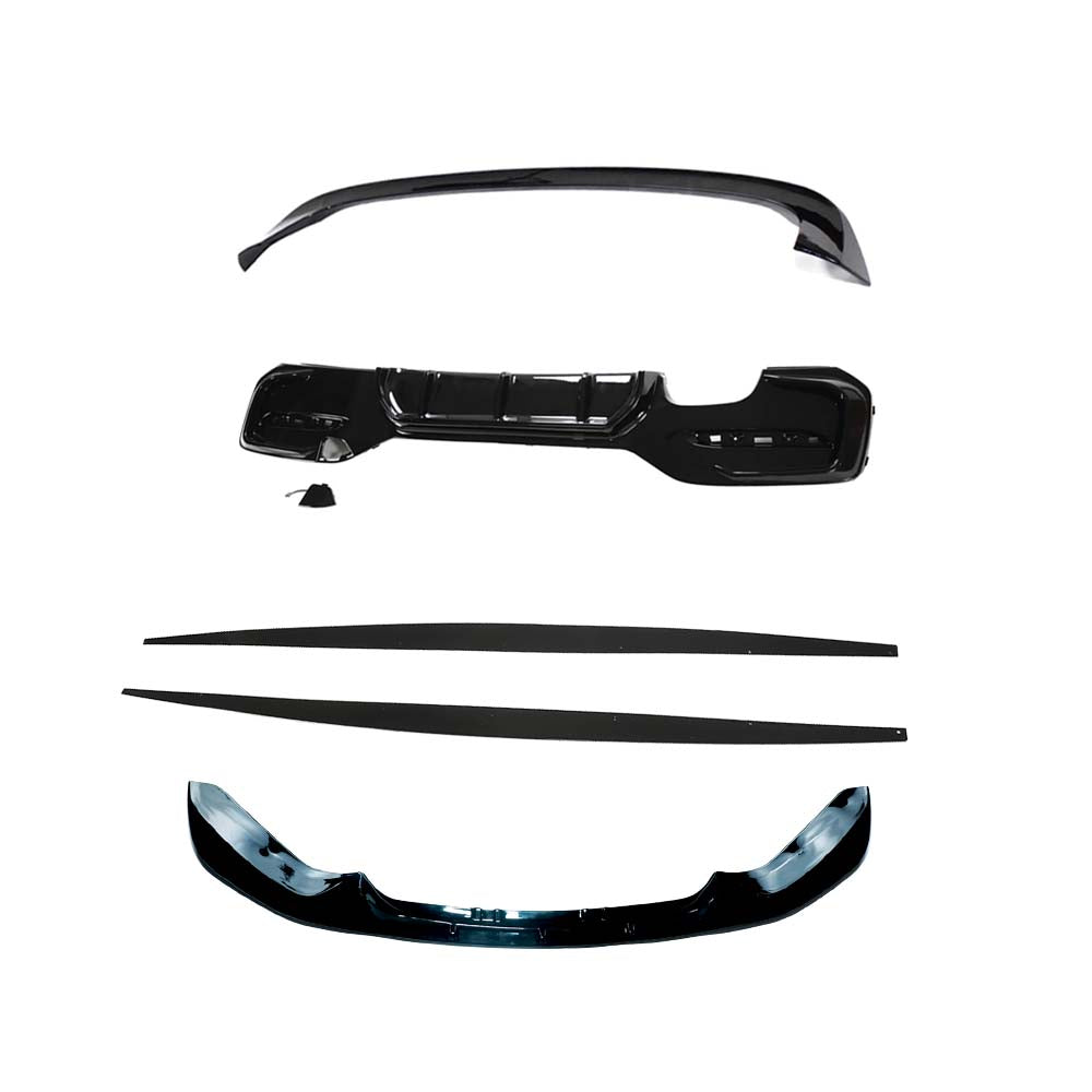 BMW F20/F21 1 SERIES LCI TWIN LEFT GLOSS BLACK KIT - V2