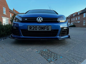 BLAK BY CT SPLITTER VOLKSWAGEN GOLF R20 MK6 2009-2013 GLOSS BLACK SPLITTER
