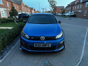 BLAK BY CT SPLITTER VOLKSWAGEN GOLF R20 MK6 2009-2013 GLOSS BLACK SPLITTER
