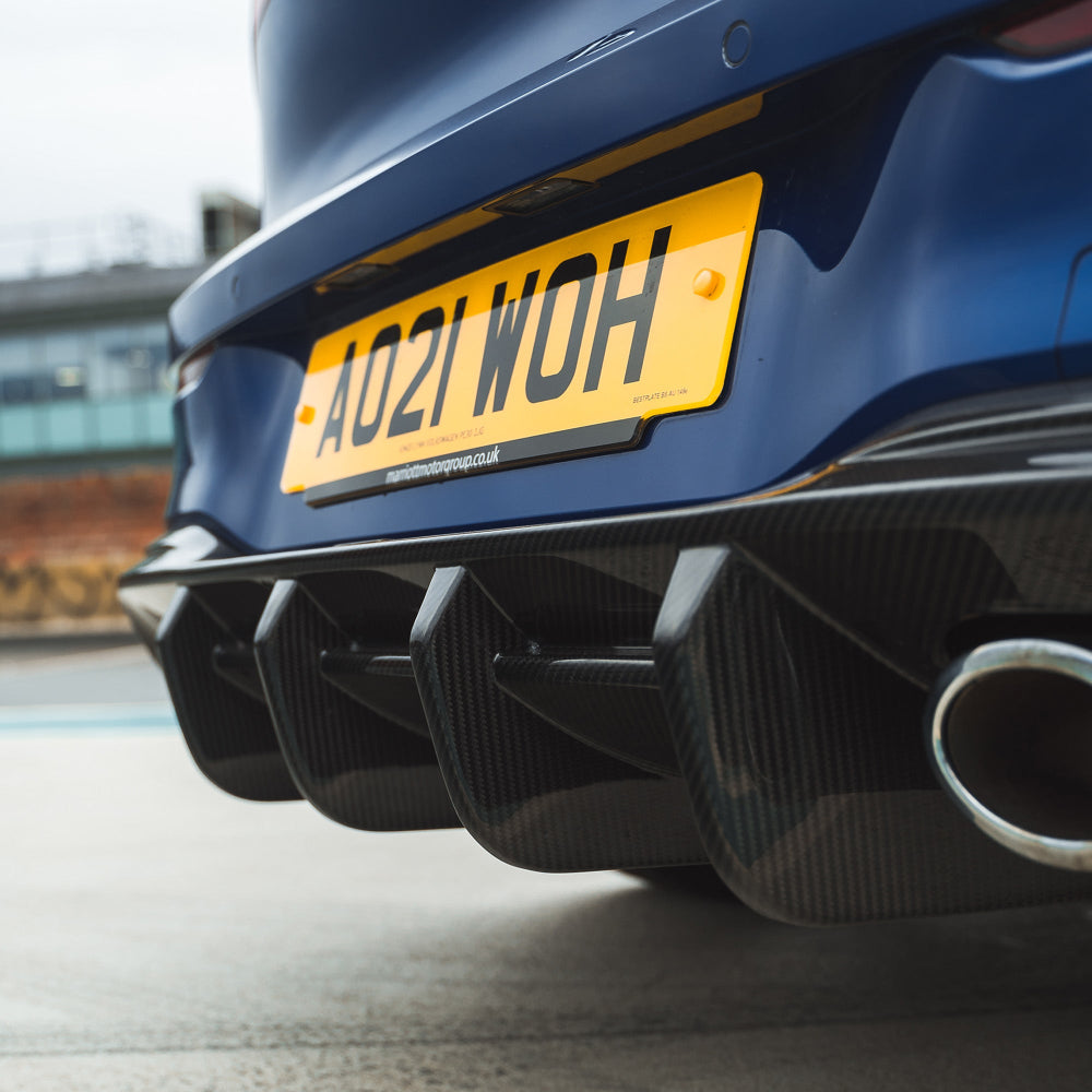 VW GOLF MK8/MK8.5 R 2020+ CARBON FIBRE DIFFUSER - CT DESIGN