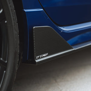 VW GOLF MK8/MK8.5 R CARBON FIBRE SIDE SKIRTS - CT DESIGN