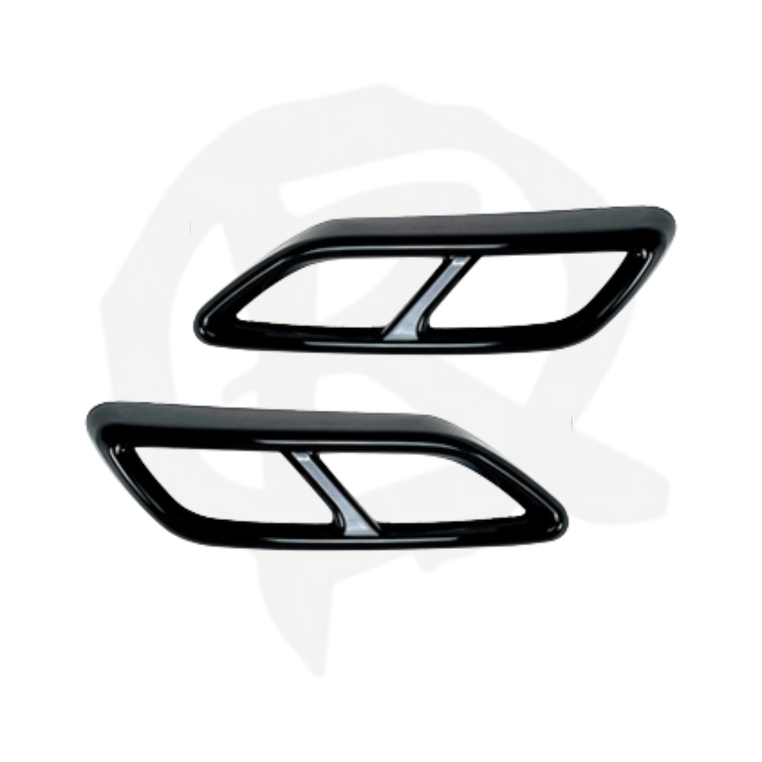 Audi A3 8Y Pre-Facelift S Line Muffler Cutter - Gloss Black