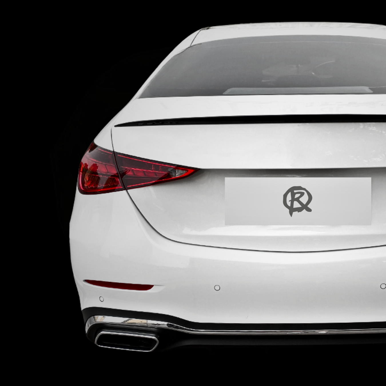 Mercedes C Class Sedan W206 AMG Spoiler - Gloss Black