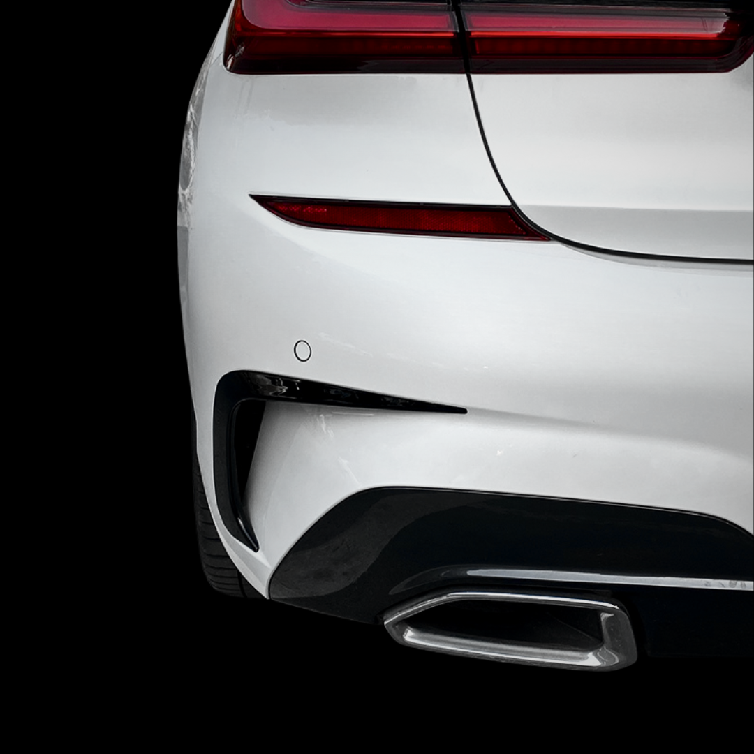 BMW 3 Series G20 Pre-Facelift Rear Bumper Flag - Gloss Black