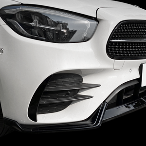 Mercedes E Class W213 C238 Front Splitter - Gloss Black