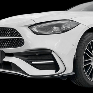 Mercedes C Class AMG Line W206 Front Lip - Gloss Black