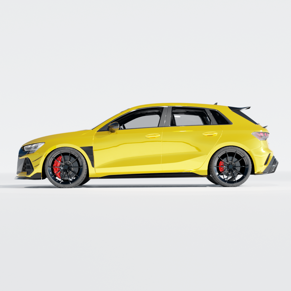 AUDI RS3 8Y 2025+ FACELIFT SPORTBACK FULL CARBON FIBRE KIT - CT DESIGN V2
