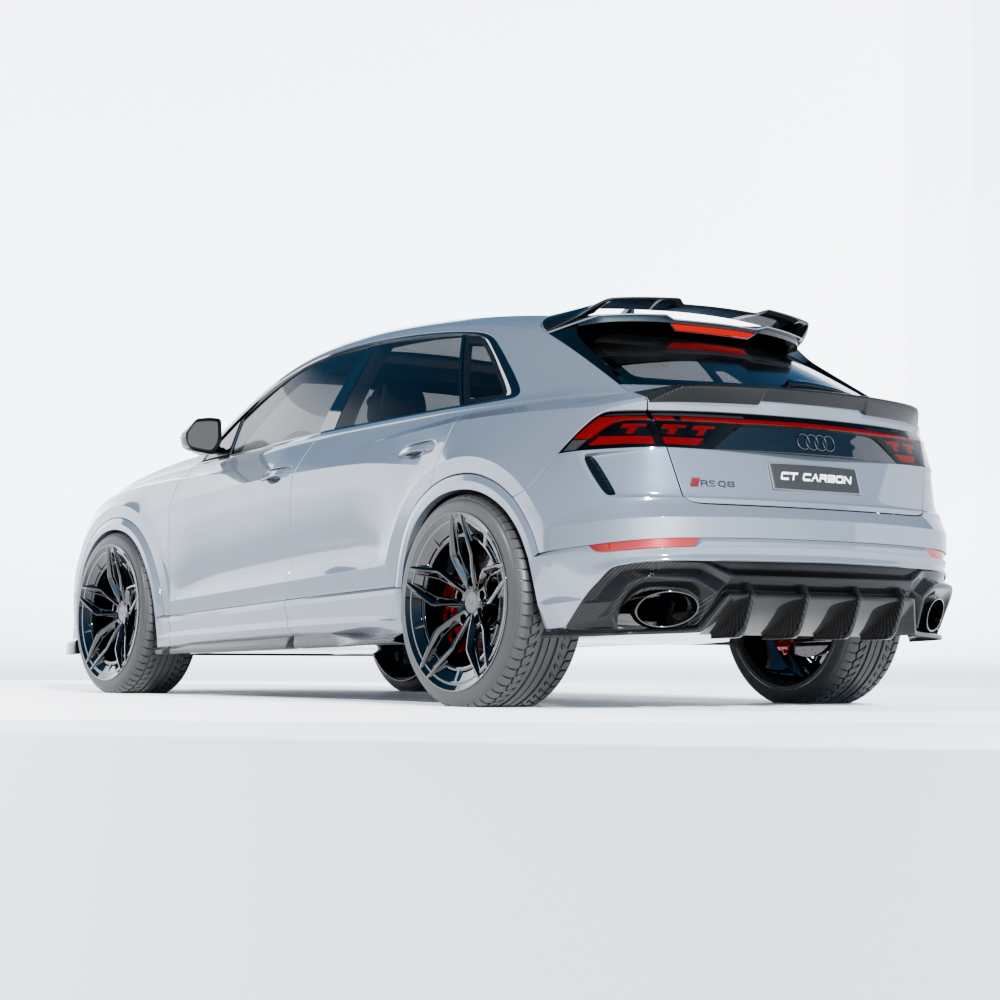 side of the audi rsq8 facelift