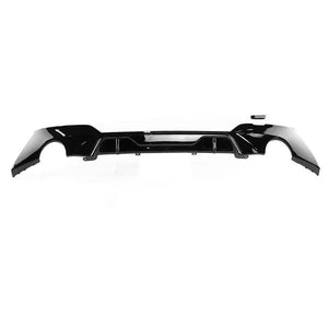 BLAK BY CT DIFFUSER BMW 3 Series G20 GLOSS BLACK ROUND EXHAUST DIFFUSER - MP STYLE - BLAK BY CT CARBON