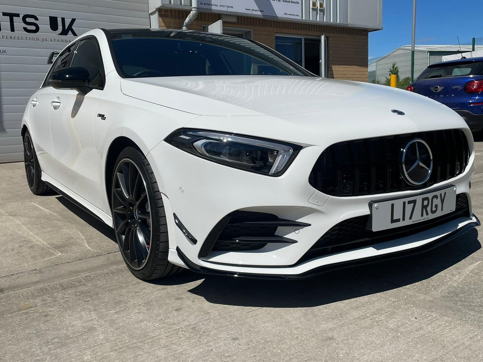 BLAK BY CT Grille MERCEDES V177 & W177 A CLASS PANAMERICA BLACK GRILLE