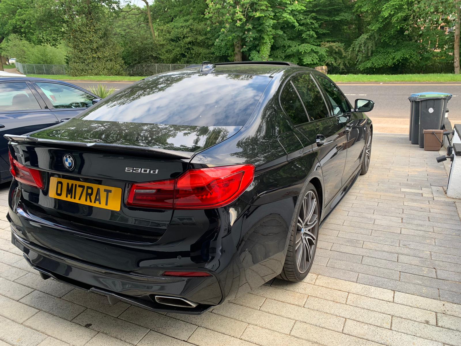 CT CARBON Diffuser BMW G30 M SPORT CARBON FIBRE DIFFUSER - OEM+ CT STYLE