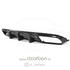CT CARBON Diffuser MERCEDES W205 C63 & C63 COUPE 2DR CARBON DIFFUSER - OEM+ CT STYLE