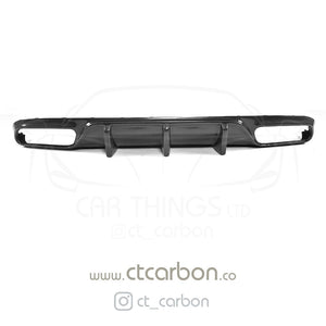 CT CARBON Diffuser MERCEDES W205 C63 & C63 COUPE 2DR CARBON DIFFUSER - OEM+ CT STYLE