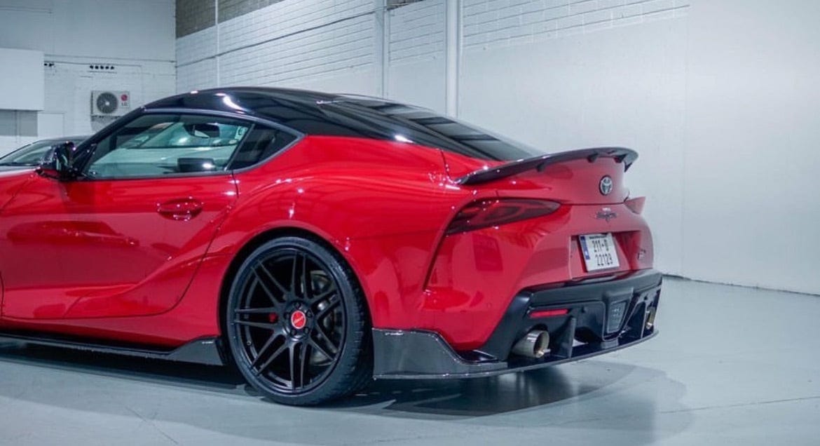 CT CARBON Diffuser TOYOTA SUPRA A90 CARBON FIBRE DIFFUSER - CT CARBON
