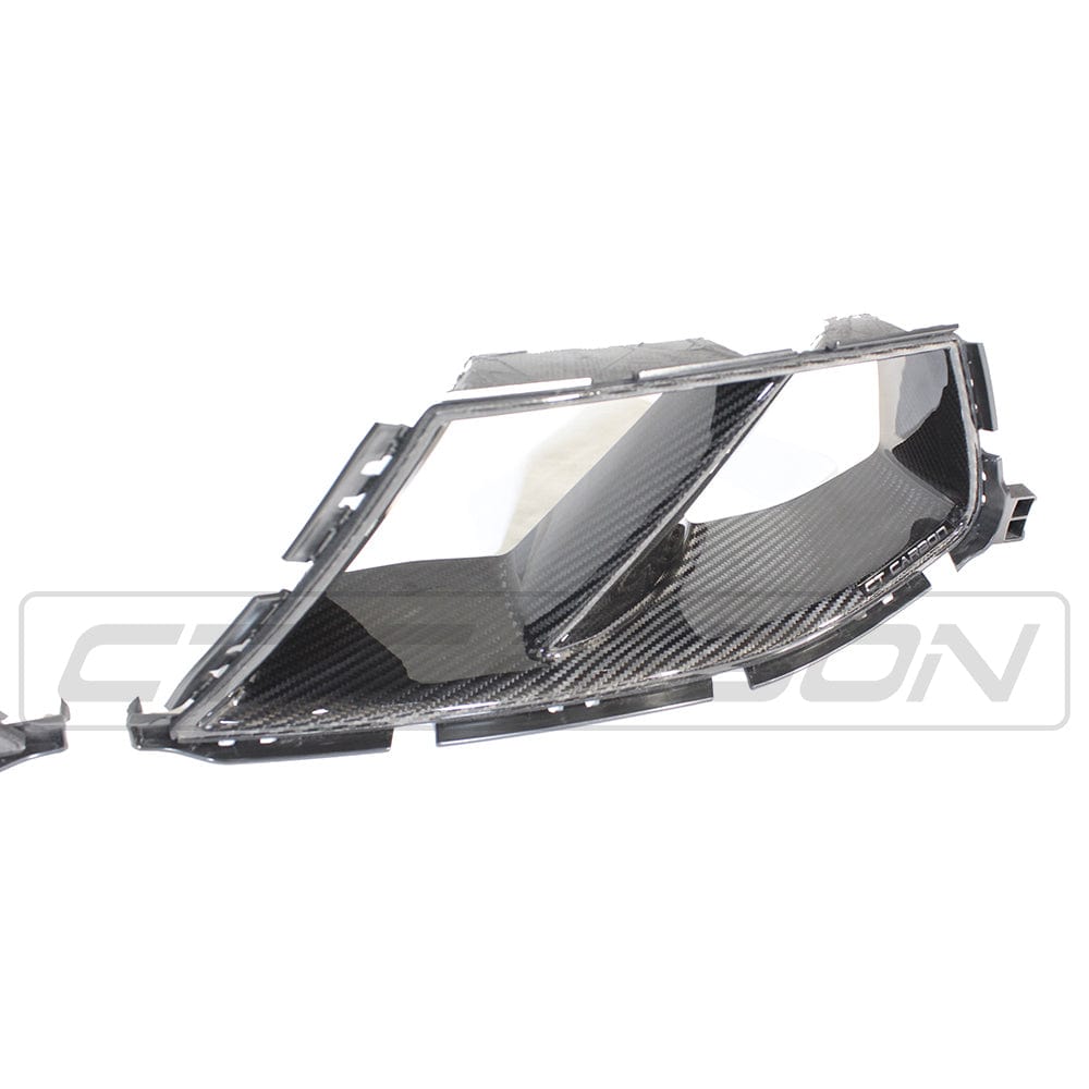 CT CARBON FULL KIT BMW M3/M4 G80/G81/G82/G83 Carbon Fibre Bumper Ducts - MP Style